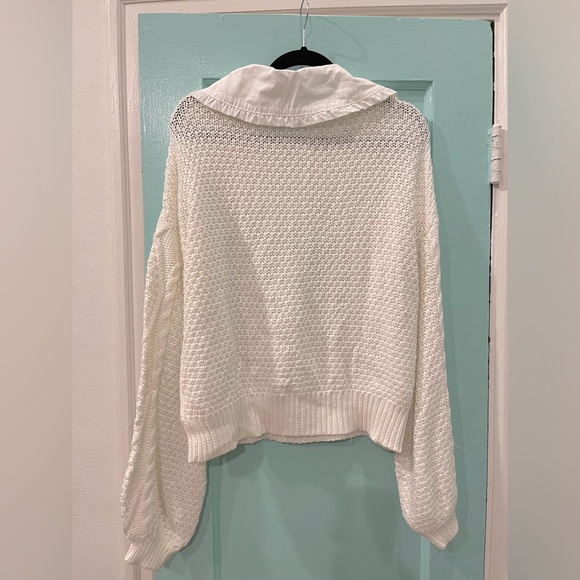 NWT Line & Dot white sweater, size M - Picture 11 of 11